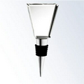 Optical Crystal Wine Stopper - trapezoid (Sandblasted)